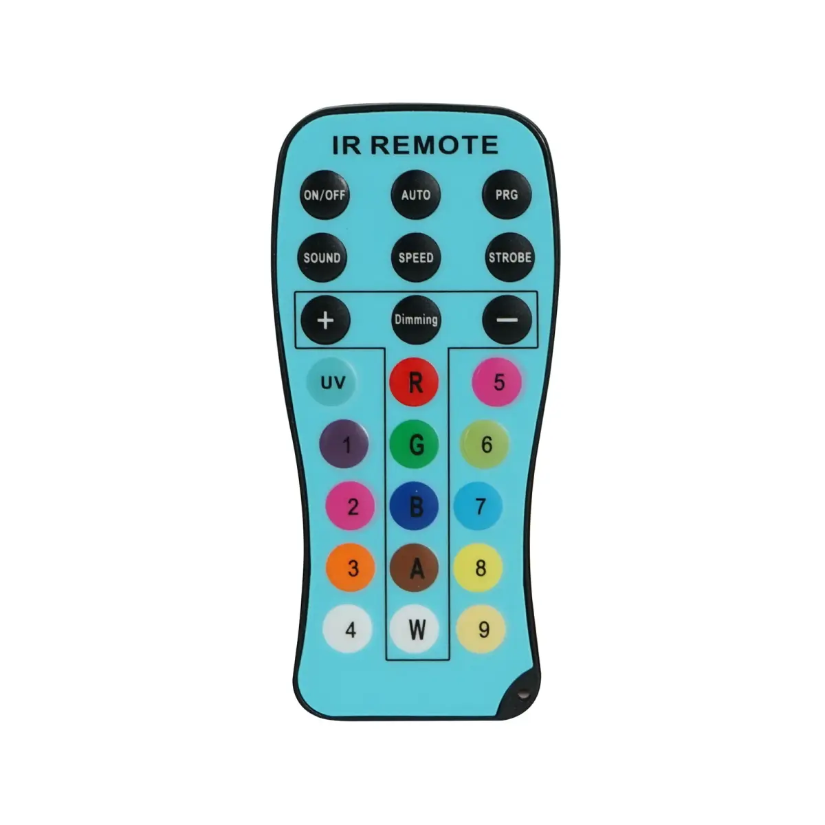 IR Remote for Spectra HEX Fixtures (RGBWAUV) - LEDJ90J