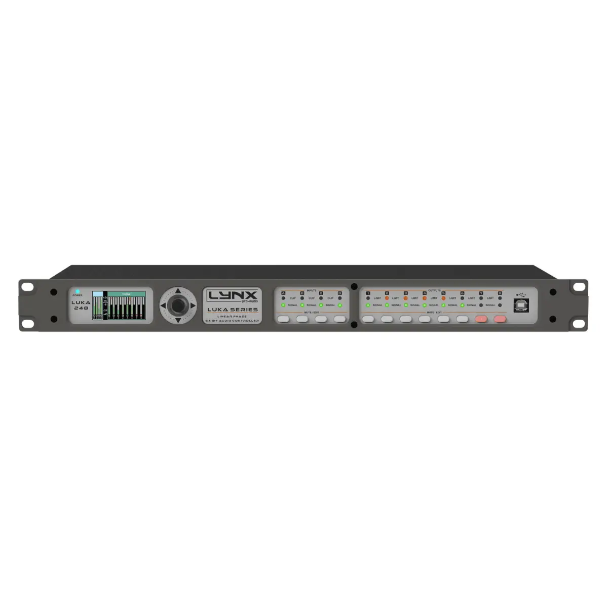 Loudspeaker Processor 64 Bit 2 In 4 Out LUKA-224 - LYNX070