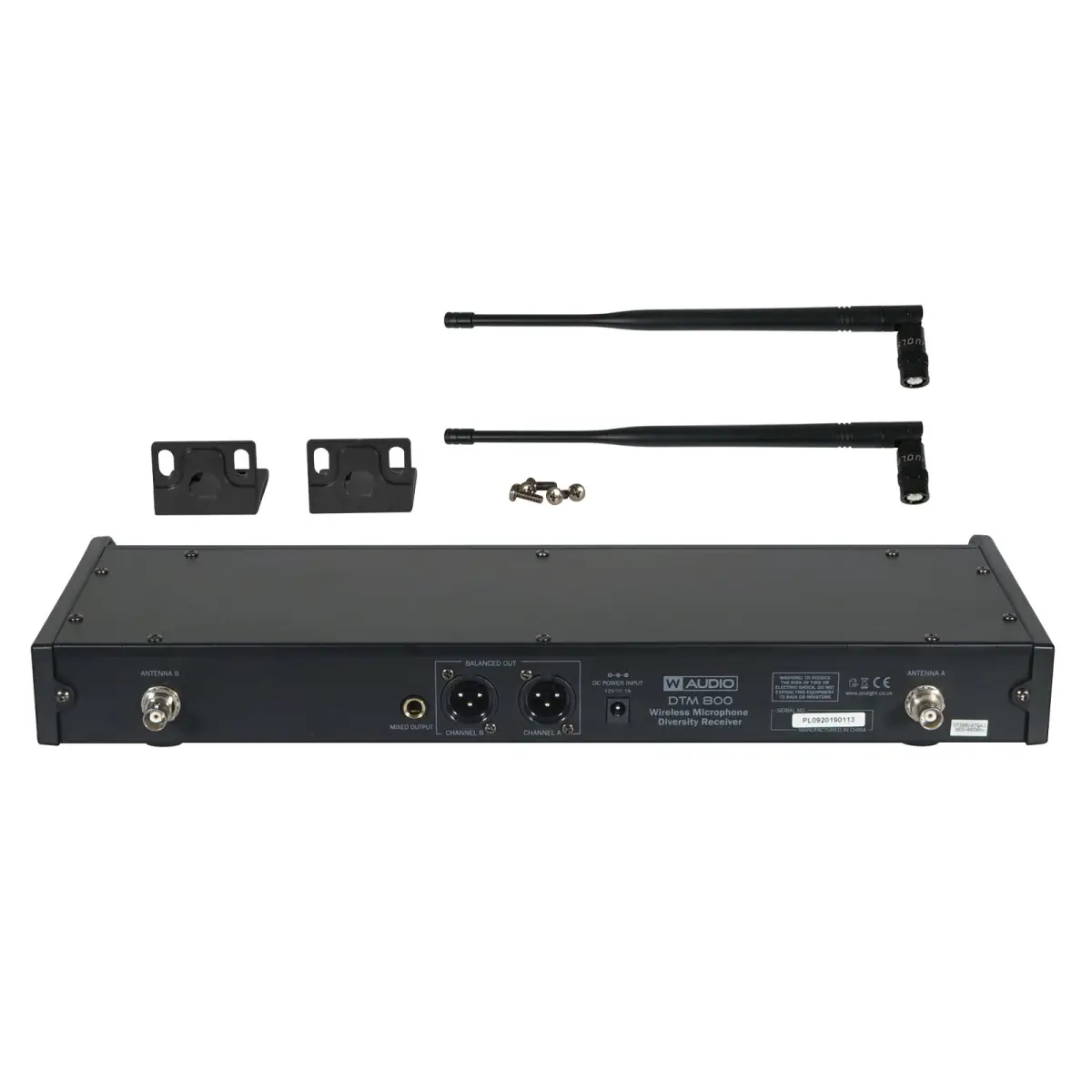 DTM 800 Twin Beltpack Diversity System (863.0Mhz-865.0Mhz) V2 Software - MIC70AV2