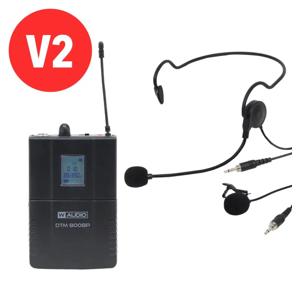 DTM 800BP Add On Beltpack Kit (863-865Mhz) V2 Software - MIC71V2