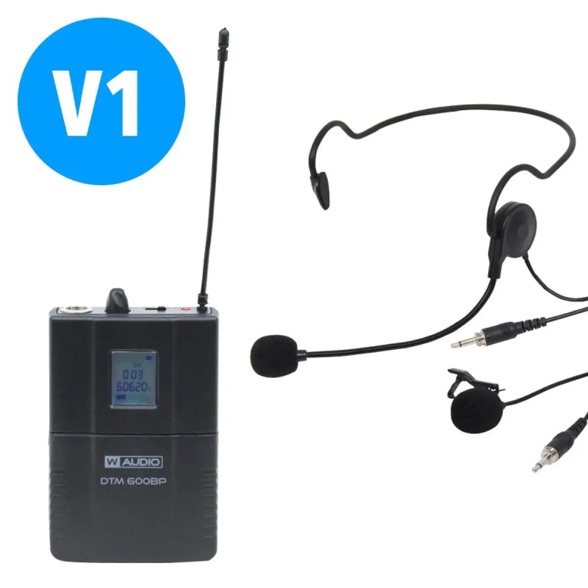 DTM 600BP Add On Beltpack Kit (606.0Mhz-614.0Mhz) V1 Software - MIC73
