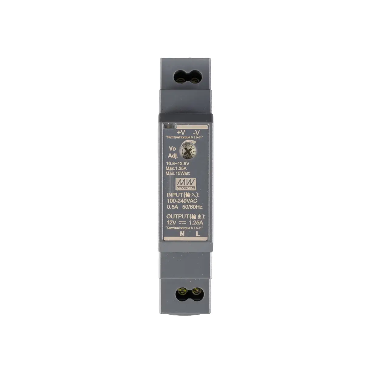 DINA DIN Rail 12V 1.25A Power Supply - NA0021