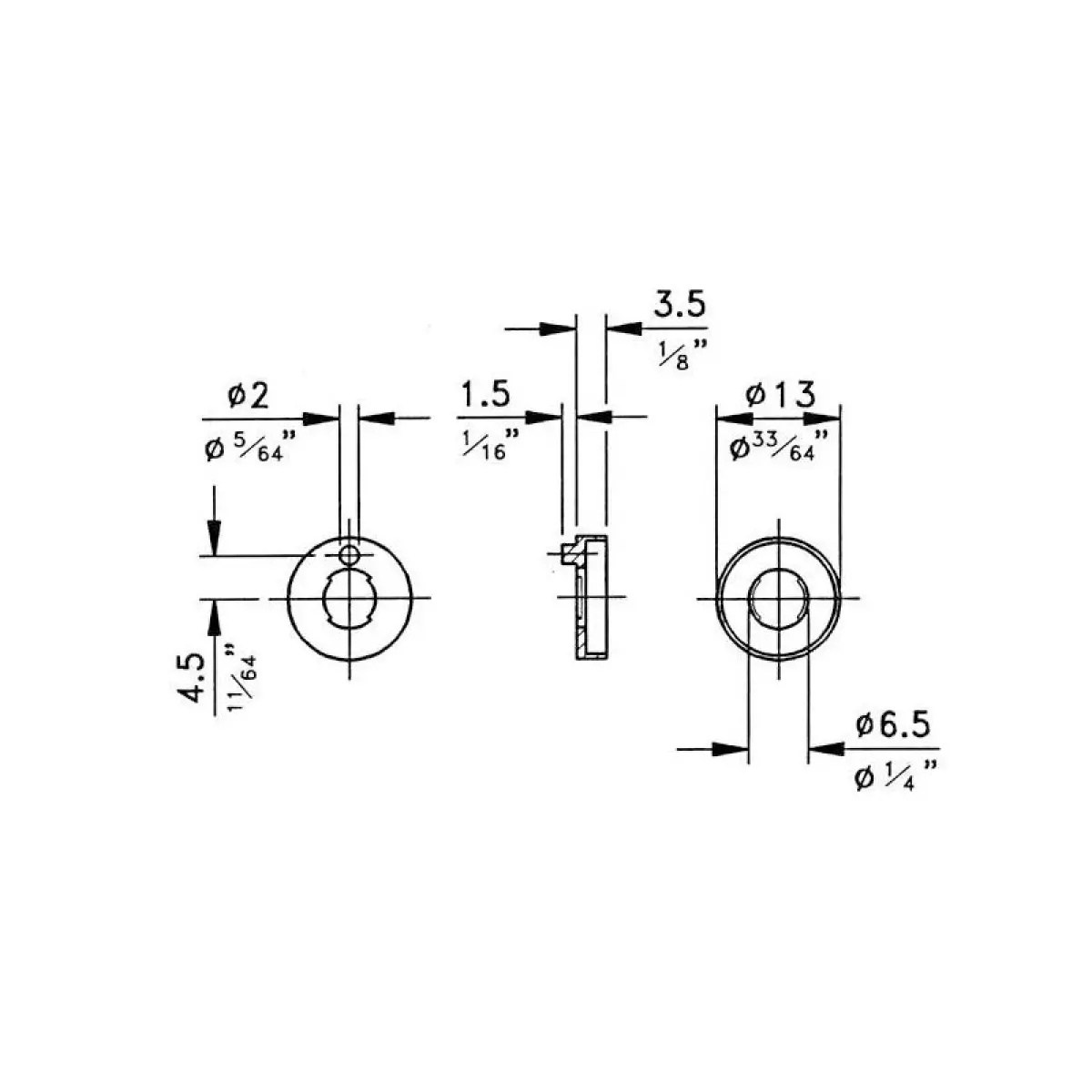 M6 Washers Pack of 50 (S1941) - PENN083