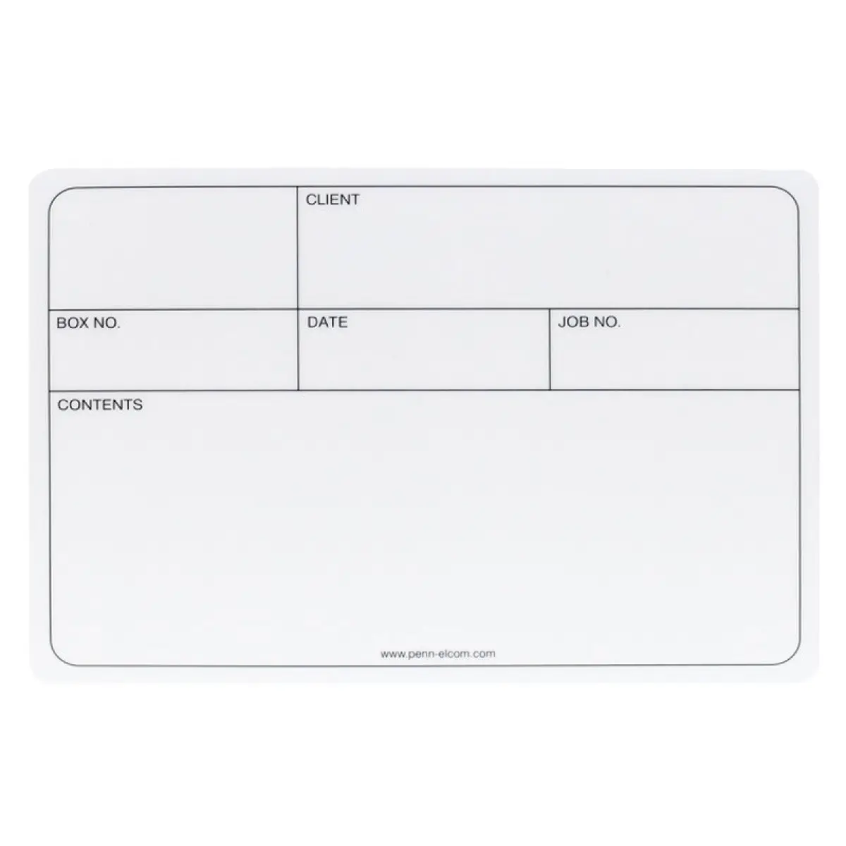 Self Adhesive Tour Label - X Large (D2117L) - PENN107