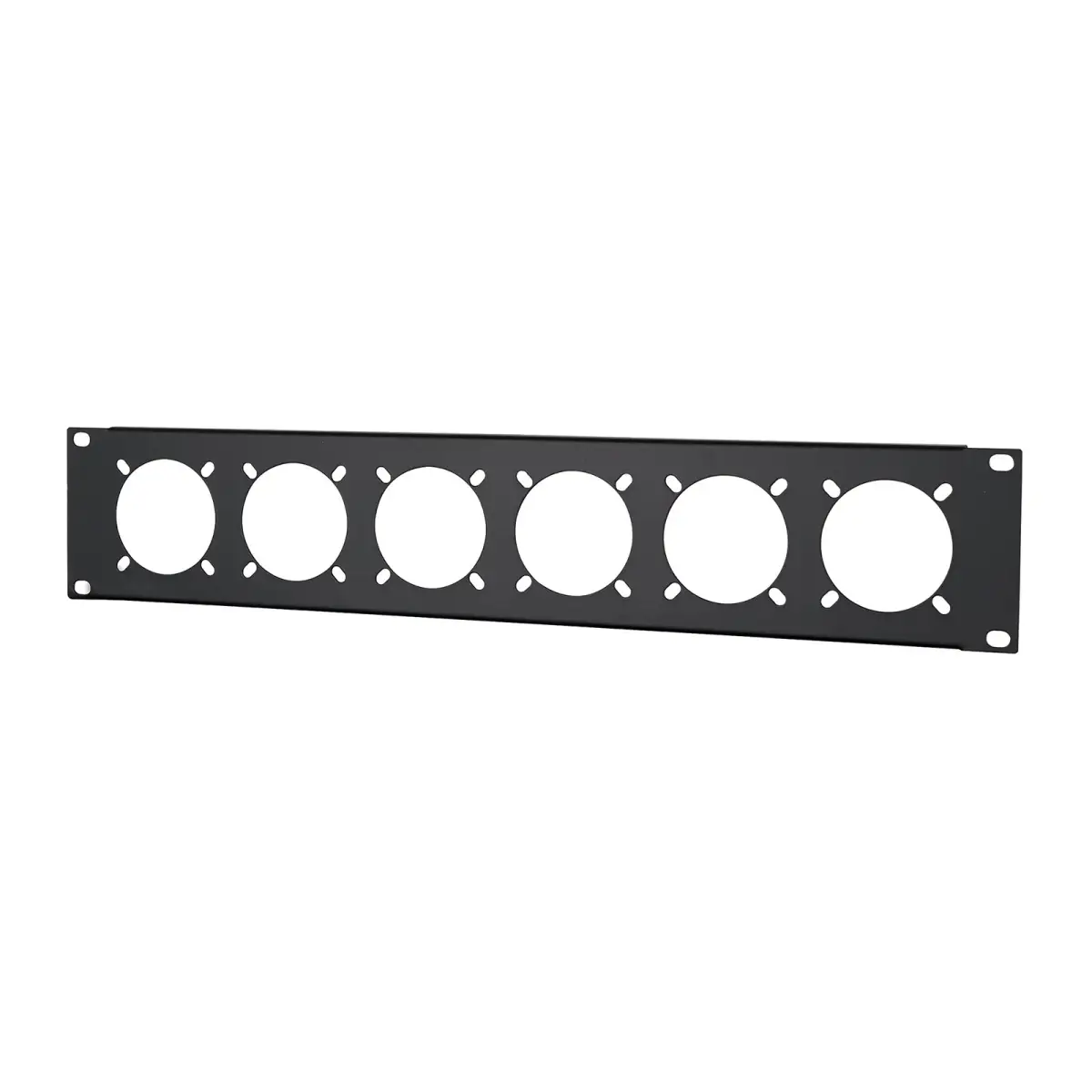 2U 19" Punched Rack Panel – 6 x 16A (R1268/2UK-721) - PENN140