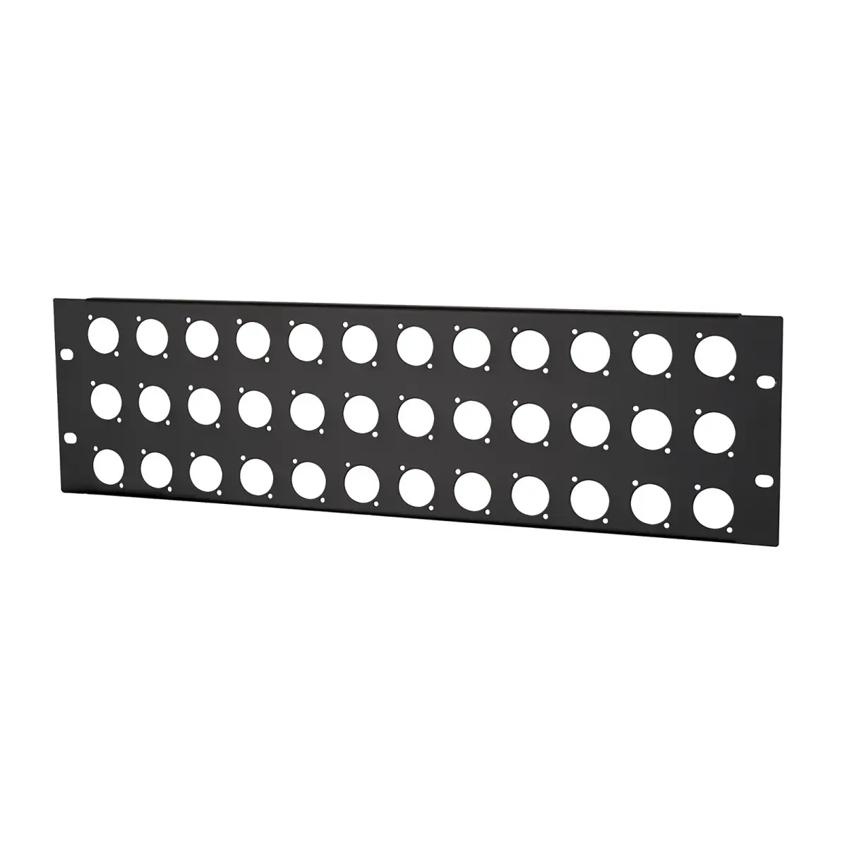 3U 19" Punched Rack Panel – 36 D Type (R1269/3UK/36) - PENN144