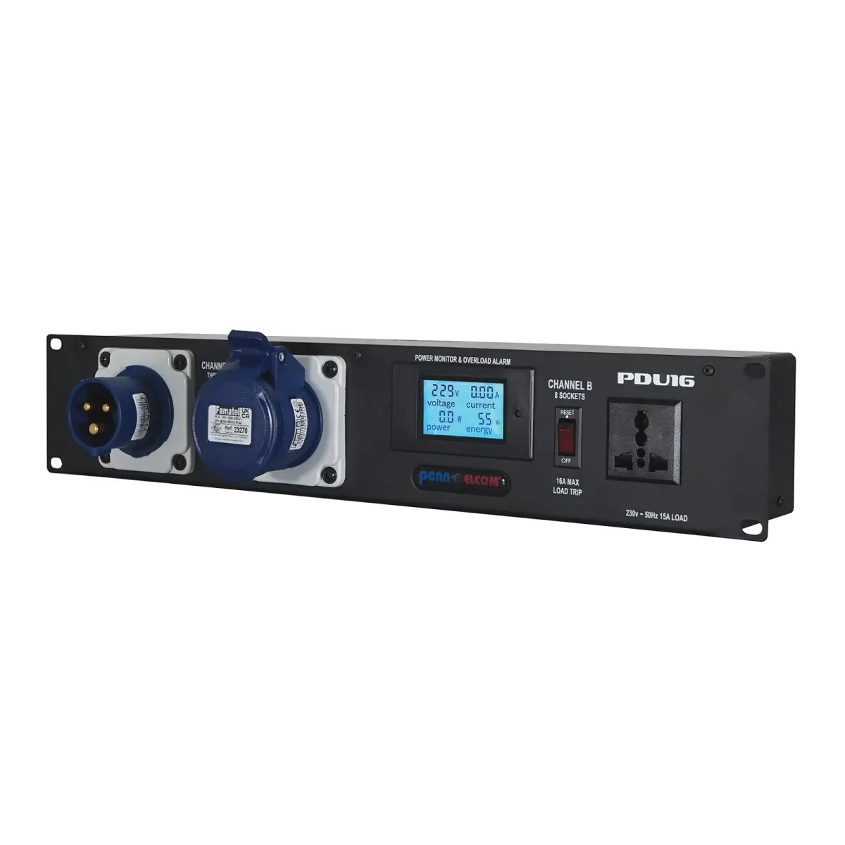 2U Rackmount Power Distribution Unit (PDU16-UN) - PENN146