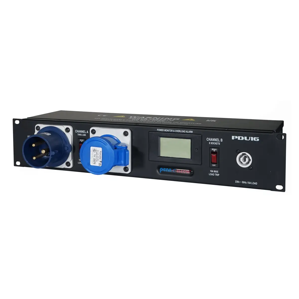 2U 32A Rackmount Power Distribution Unit (PDU16-32PC) - PENN147