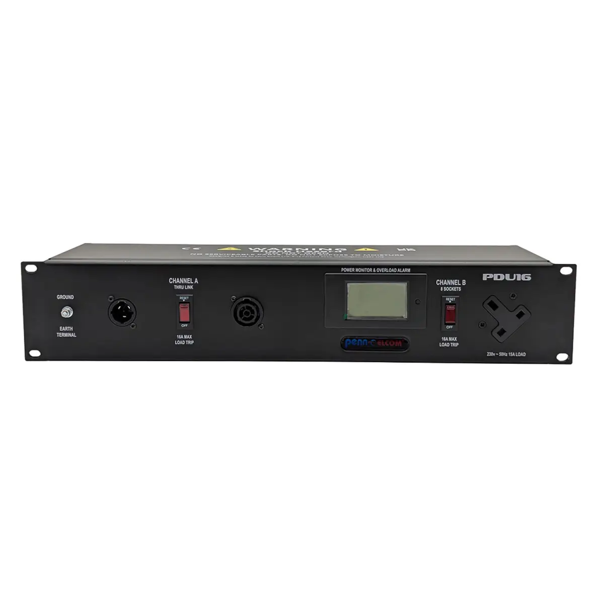 2U 19" Distribution Unit true1 In/Out with 8x 13A UK Sockets PDU16-UKTR1 - PENN170