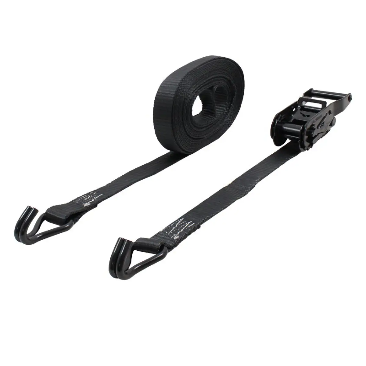 Black Ratchet Strap 1500kg 6m - RIGG014