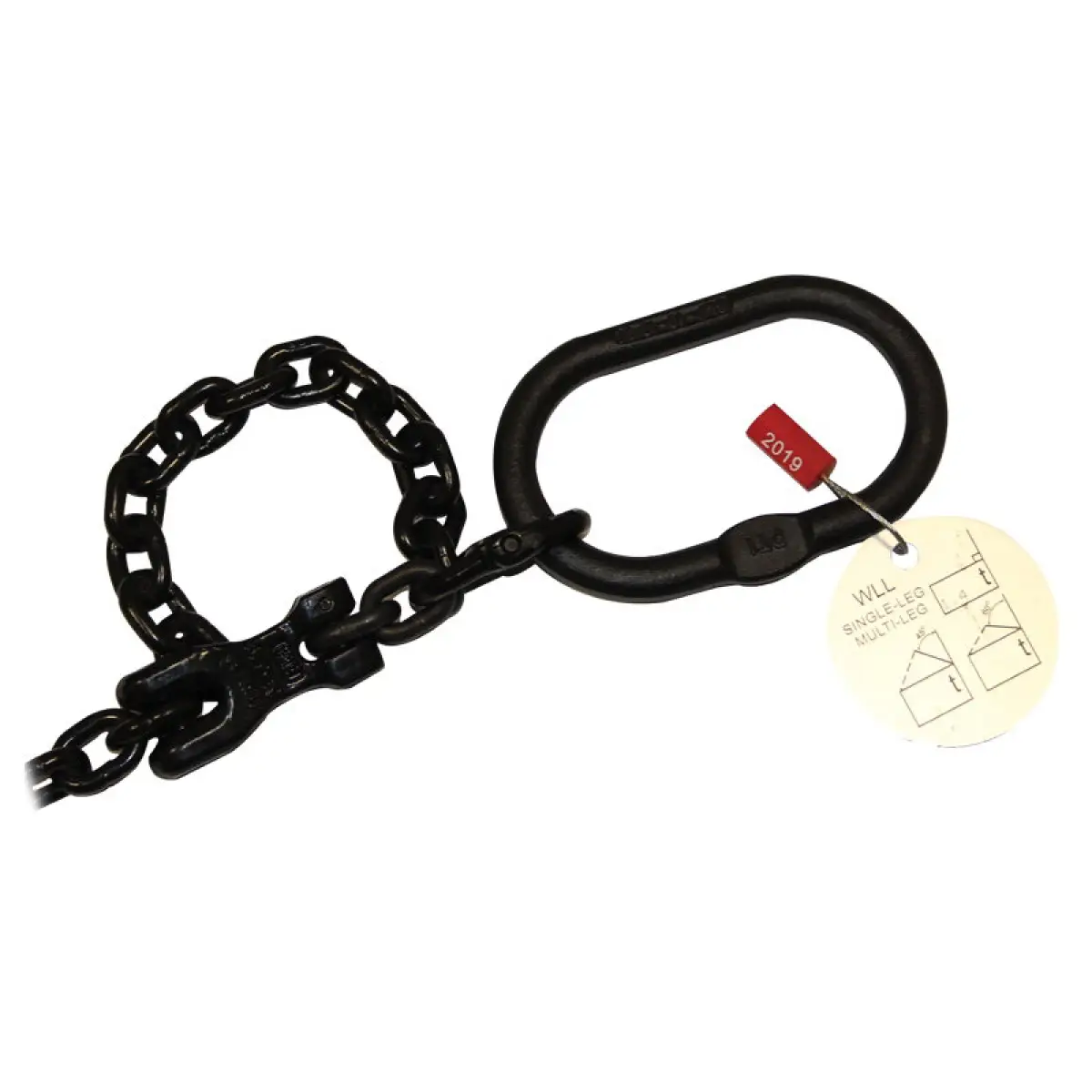 BLP Grade 6mm Black Sling Chain 1.4T WLL 2m - RIGG122