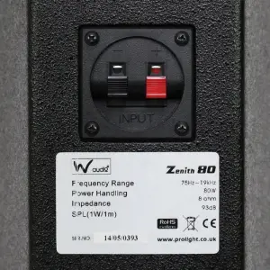 LA 80 Speaker Black (Pair) - SPEA50