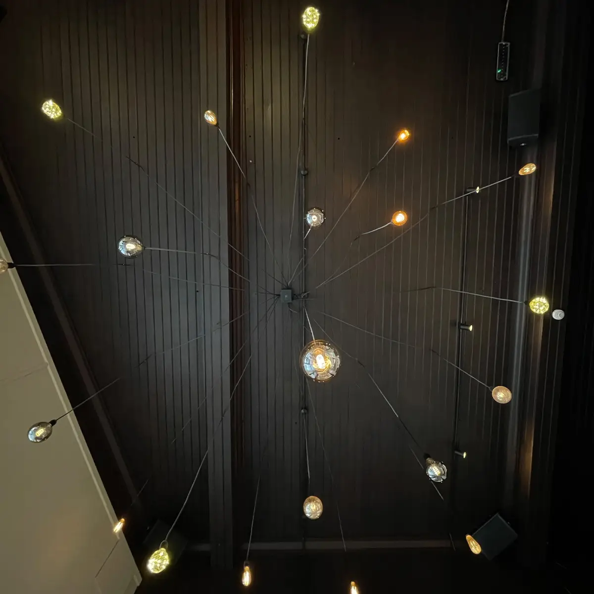 4W Dimmable LED ST64 Crackle Filament Lamp 2100K BC - ST64/LEDFIL/4WBCCRACKLE