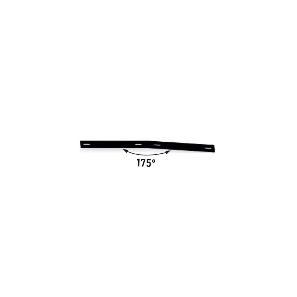LWS LED Wall Support System 5 Degree Curvature Base Connection Plate (LW-UA5) - STAN238