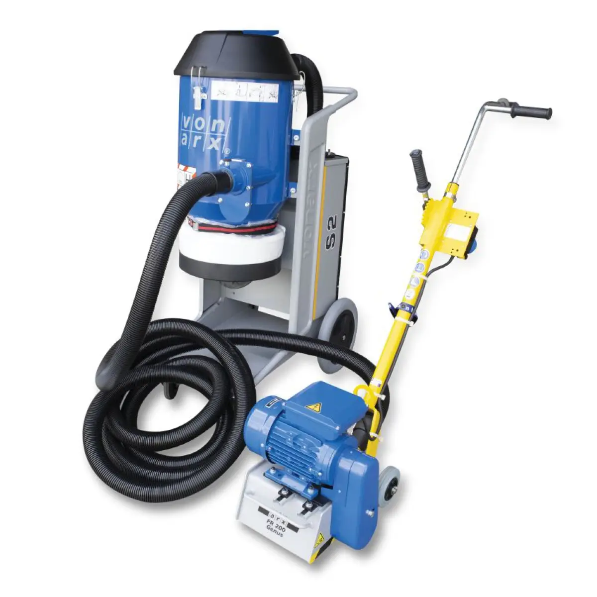Von Arx 110 Volt S2 HEPA Dust Extractor/Vacuum Plus FR200 Scarifier Bundle VAS2FR200110B - VAS2FR200110B