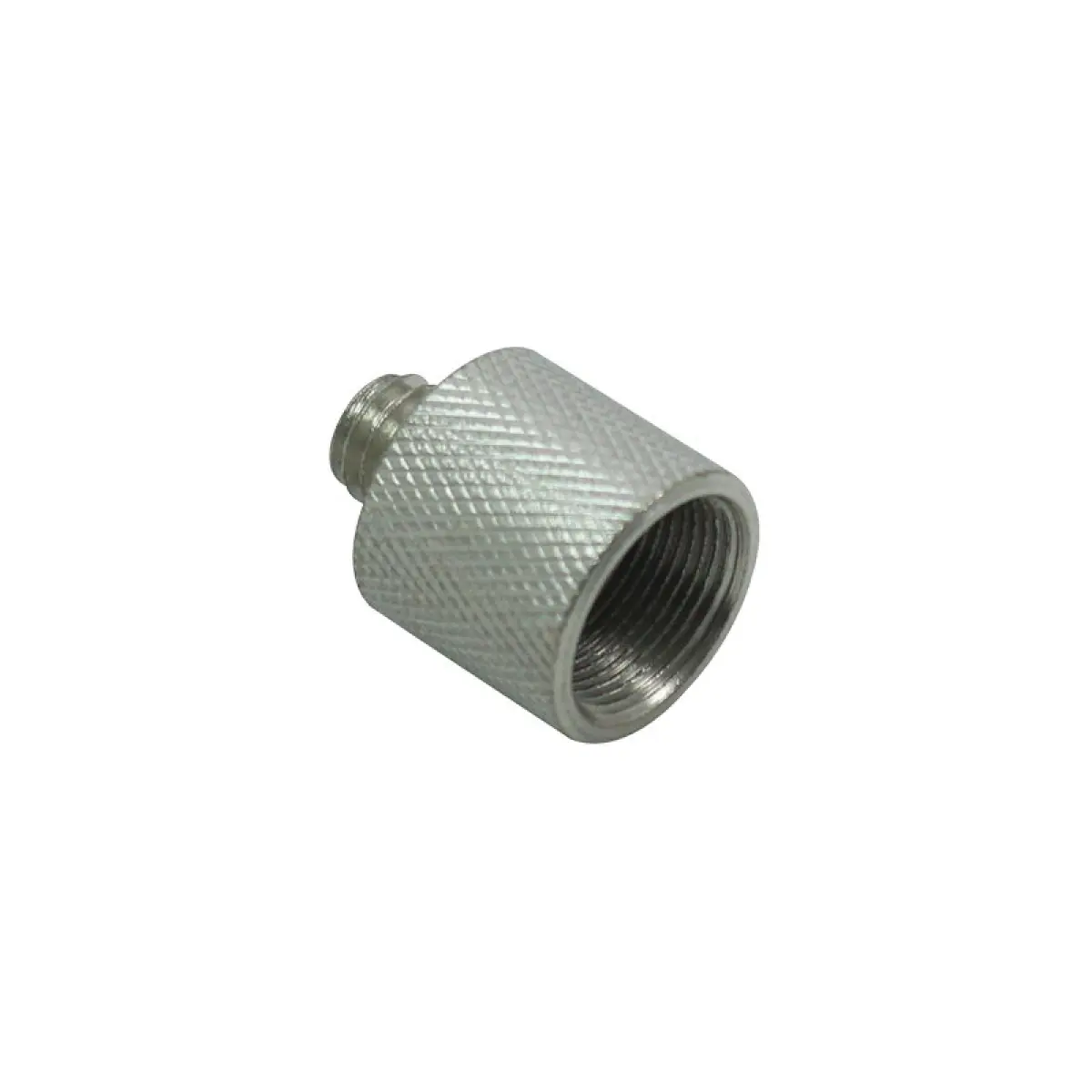 5/8" Female to 3/8" Male Microphone Thread Adaptor Knurled - STAN82