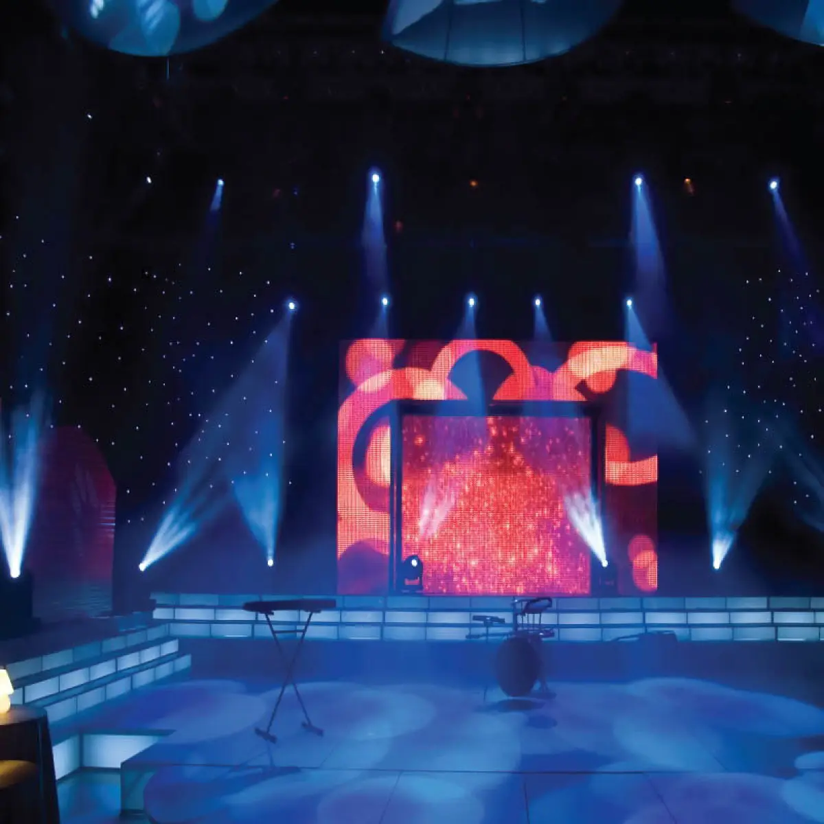 PRO 6 x 3m Tri LED Black Starcloth (Add on for STAR12) - STAR11