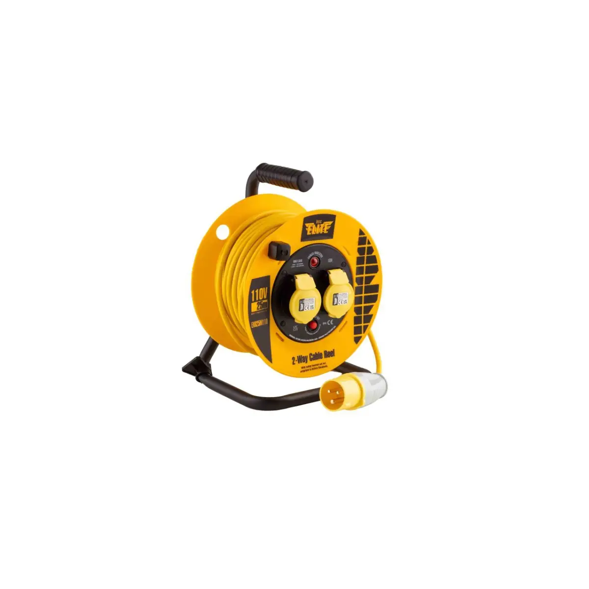 Elite 110 Volt 25 Metre 1.5mm Extension Reel EXR25M110 - EXR25M110