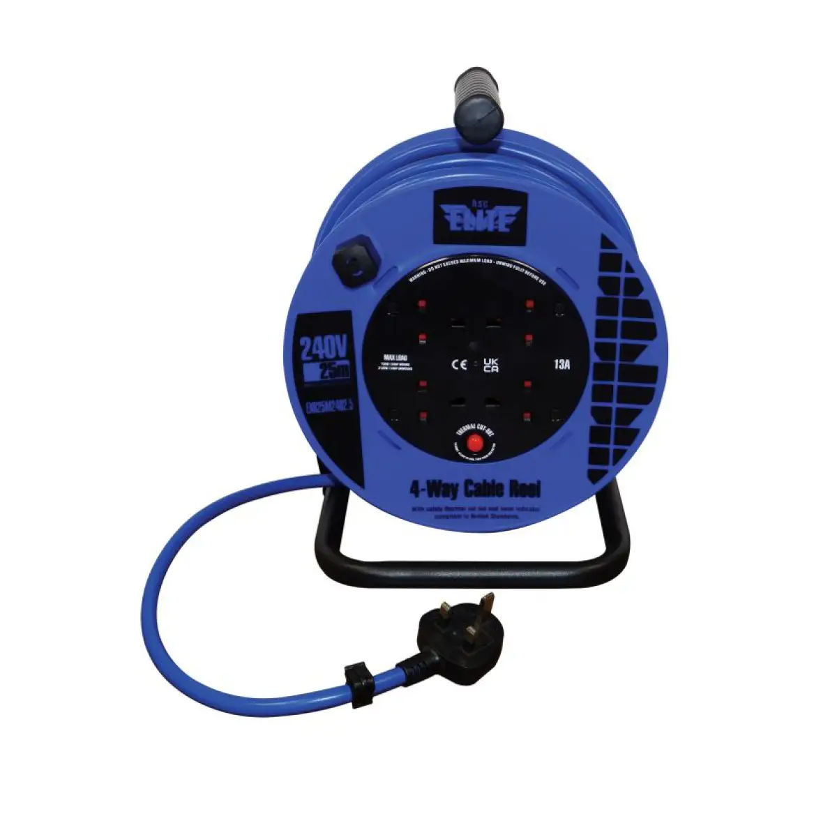 Elite 240 Volt 25 Metre 2.5mm Extension Reel EXR25M2402.5 - EXR25M2402.5