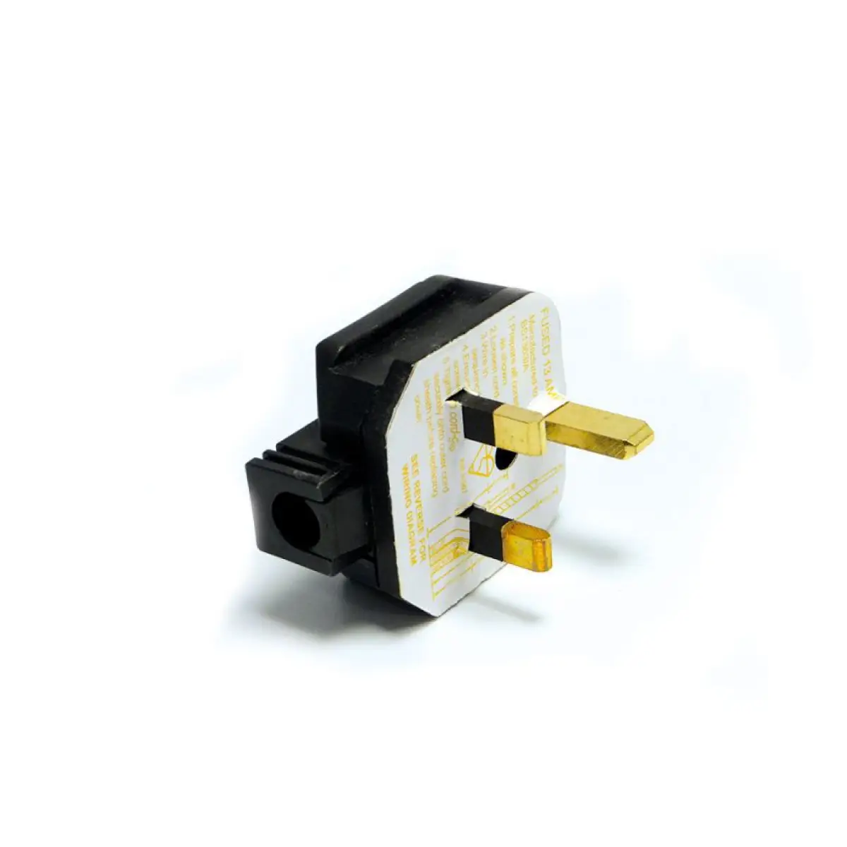 Elite Perma 13amp Black Rubber Plug 13APR - 13APR