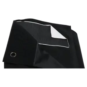 3 x 4m Black Serge Drape - STAR29