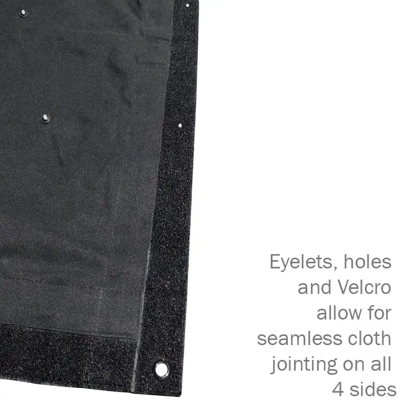PRO 9 x 4m LED Black Starcloth (Excludes Controller) - Image 3