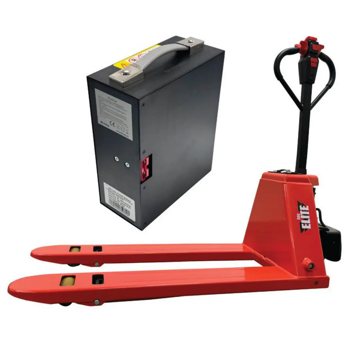 Elite 2000kg Capacity Full Electric Rechargeable Battery Pallet Truck c/w Extra Battery E2000PTEPEB - E2000PTEPEB