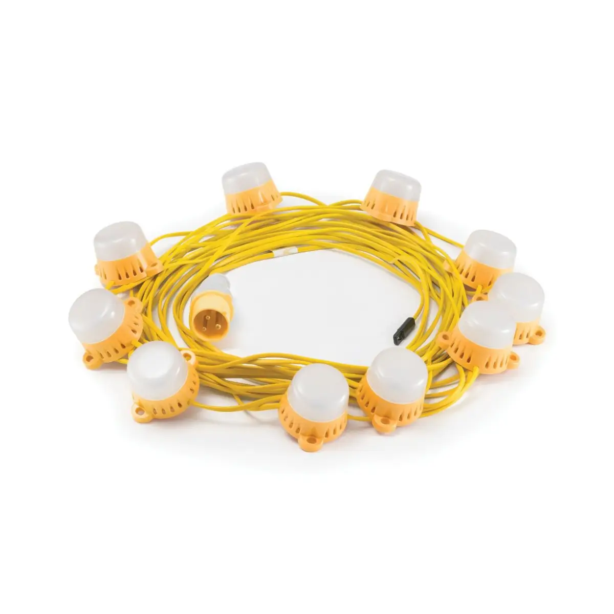 Elite 110 Volt LED 22 Metre Fully Enclosed Festoon Site Lighting Kit LEDKITENC22 - LEDKITENC22