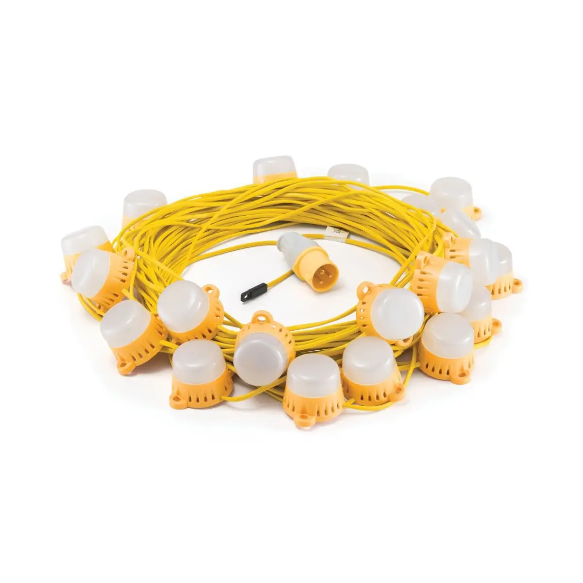 Elite 110 Volt LED 50 Metre Fully Enclosed Festoon Site Lighting Kit LEDKITENC50 - LEDKITENC50