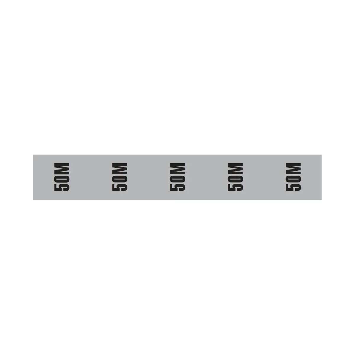 Cable Length ID Tape 24mm x 33m - 50m Grey - TAPE040