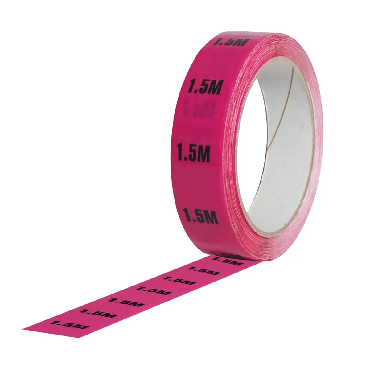 Cable Length ID Tape 24mm x 33m - 1.5m Bright Pink - TAPE050