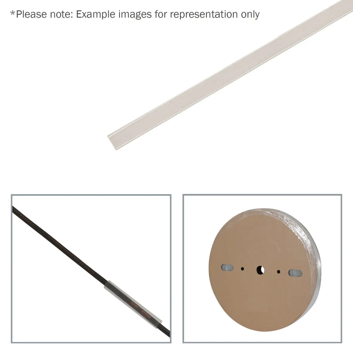 9.5mm (3/8") Heatshrink Tubing 2:1 Clear 100m - TAPE100
