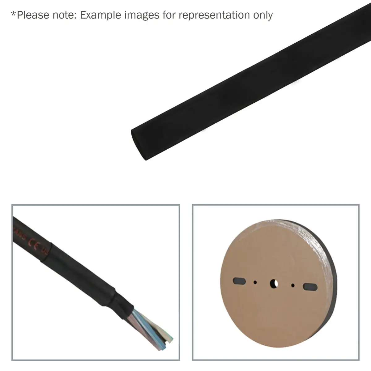 9.5mm (3/8") Heatshrink Tubing 2:1 Black 100m - TAPE100B