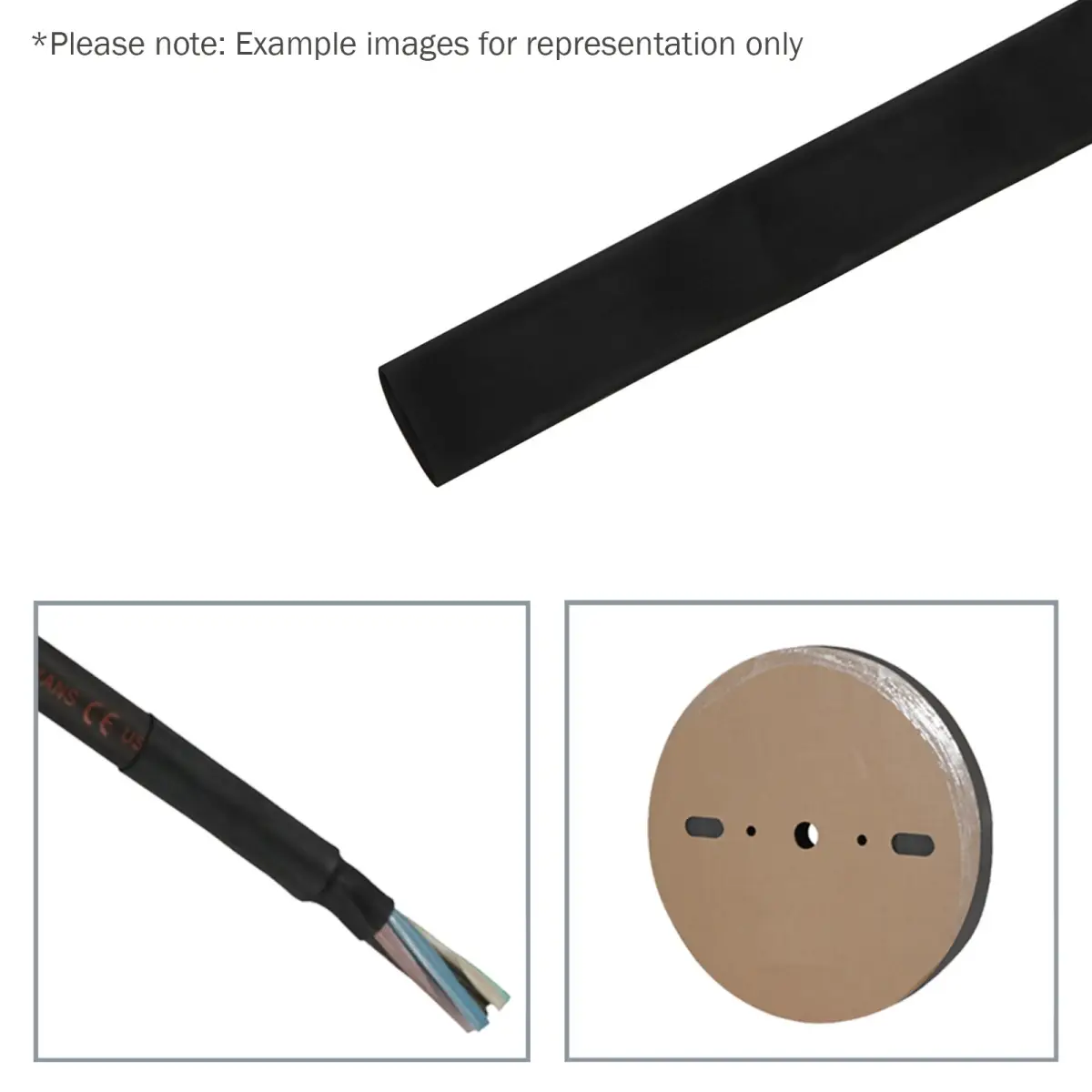 19mm (3/4")ย Heatshrink Tubing 2:1 Black 100m - TAPE102B
