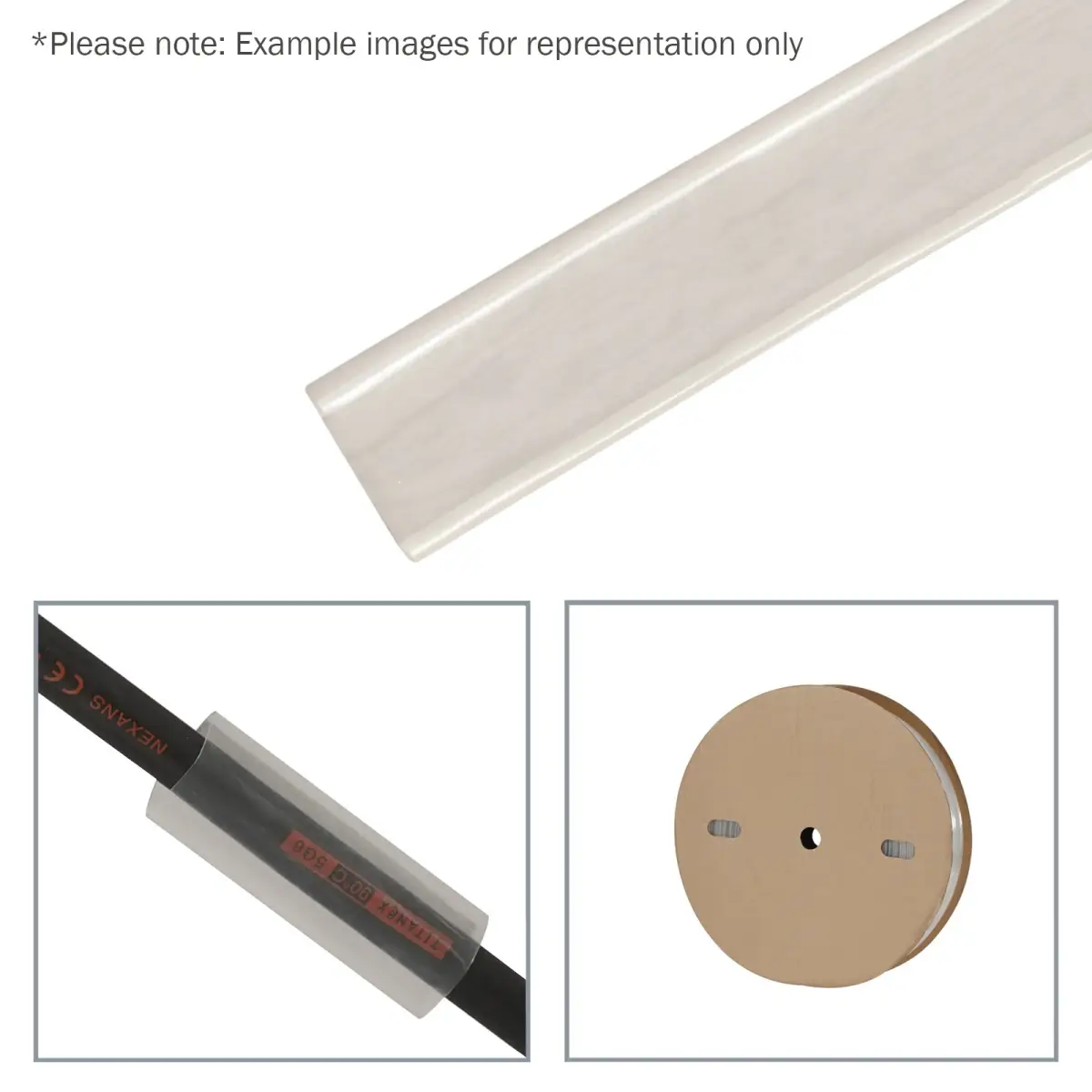 38.1mm (1 1/2") Heatshrink Tubing 2:1 Clear 50m - TAPE104