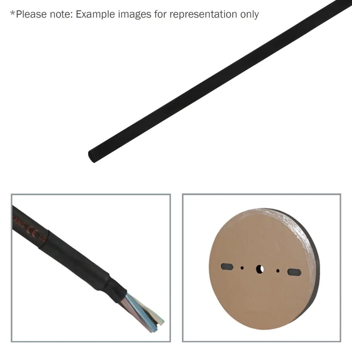 2.4mm (3/32") Heatshrink Tubing 2:1 Black 100m - TAPE106B