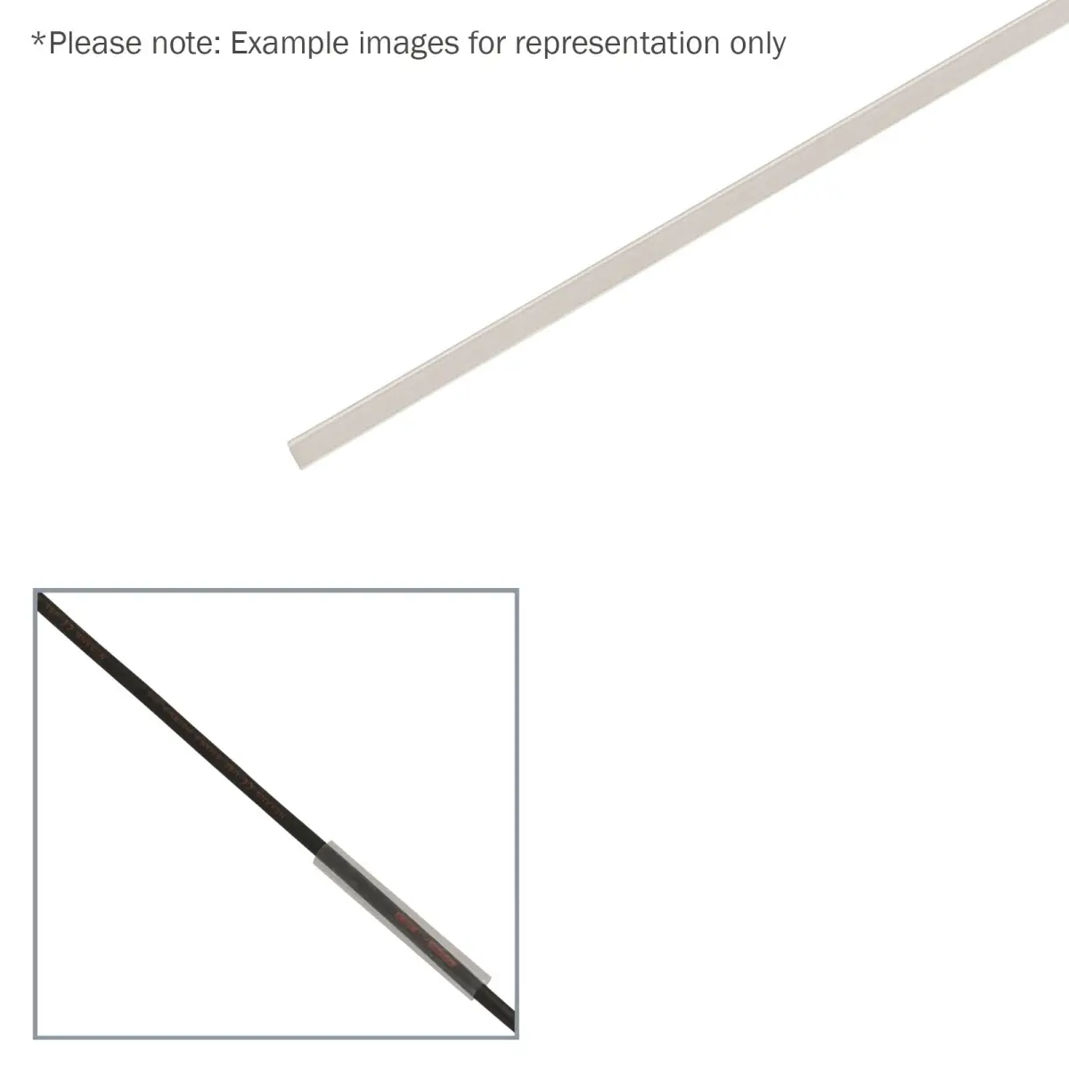 6.4mm (1/4") Adhesive Lined Heatshrink Tubing 3:1 Clear 1.2m - TAPE110