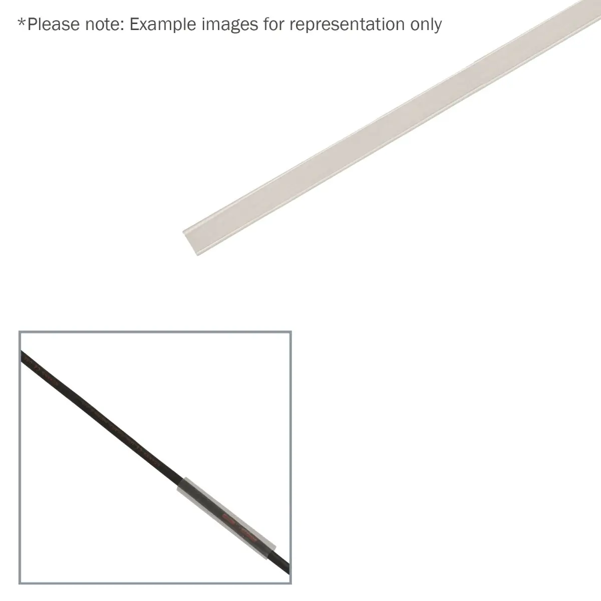 9.5mm (3/8") Adhesive Lined Heatshrink Tubing 3:1 Clear 1.2m - TAPE112