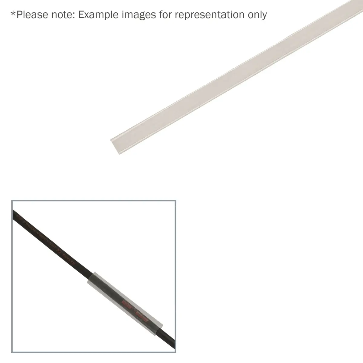 12.7mm (1/2") Adhesive Lined Heatshrink Tubing 3:1 Clear 1.2m - TAPE114