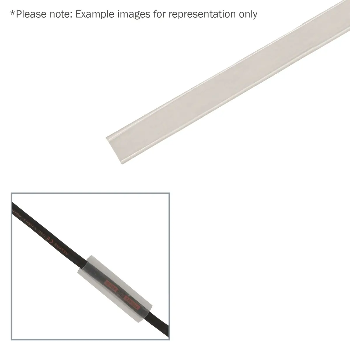 19mm (3/4") Adhesive Lined Heatshrink Tubing 3:1 Clear 1.2m - TAPE117