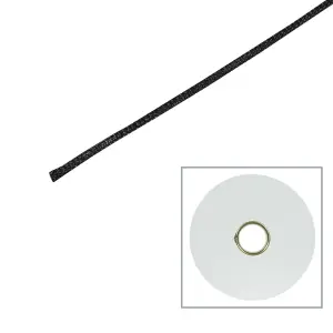 100m Polyester Expandable Braided Sleeving 3mm - TAPE130