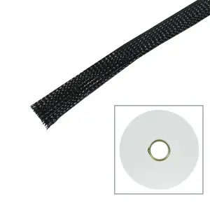 100m Polyester Expandable Braided Sleeving 19mm - TAPE134