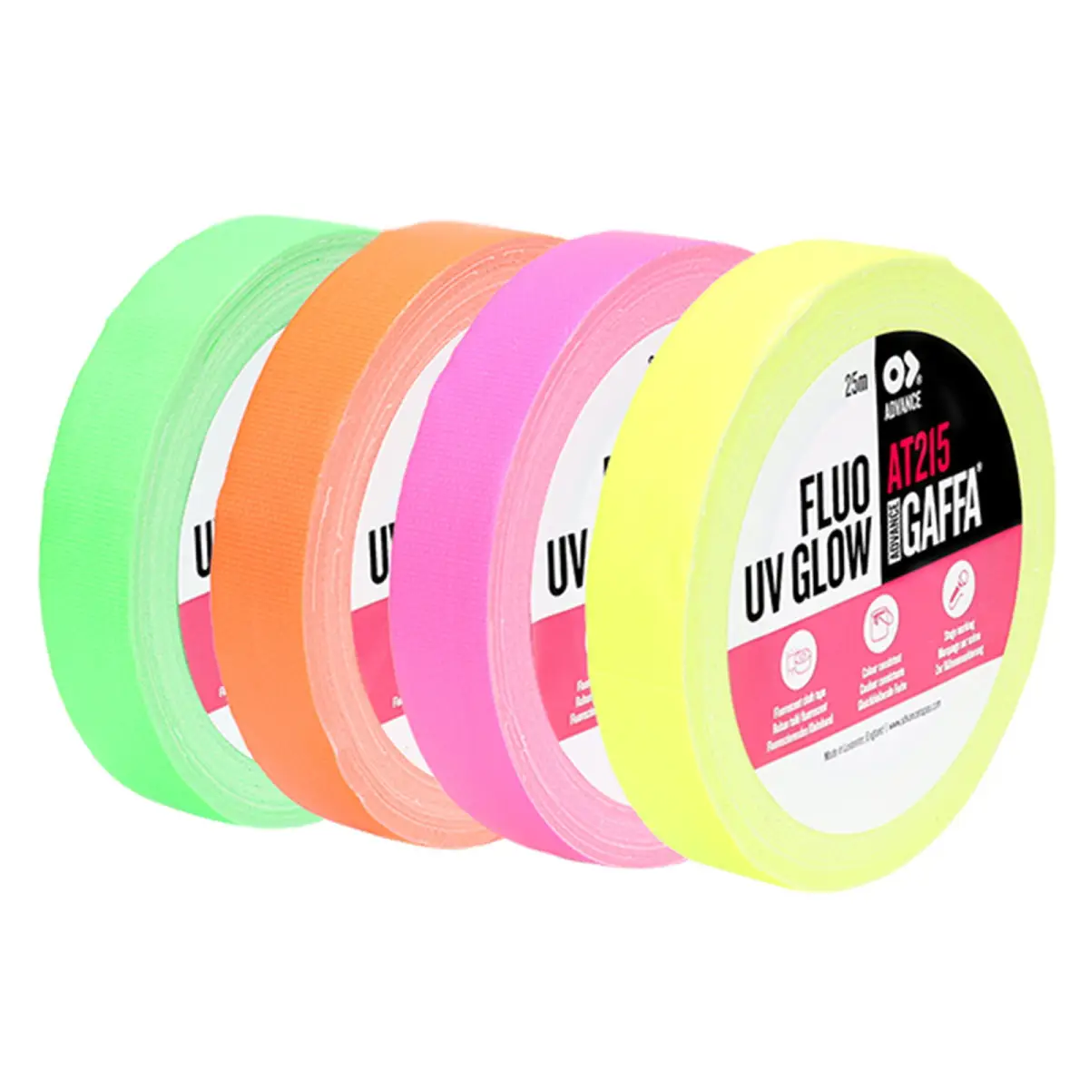 Gaffaยฎ Fluorescent Cloth Tape 19mm x 25m Orange - TAPE218