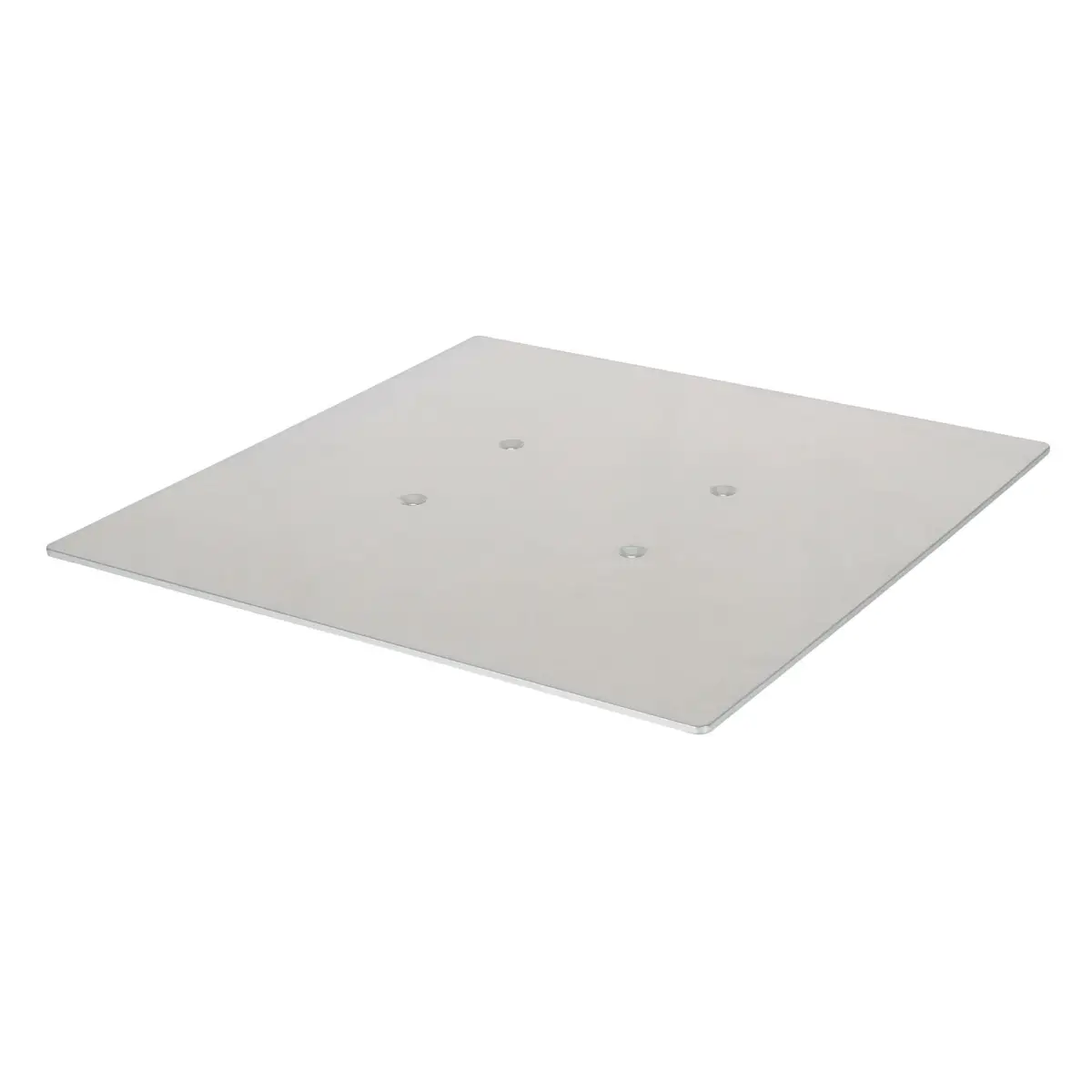 Quad Steel DecoTruss 500mm Base Plate Silver - TRUS087S