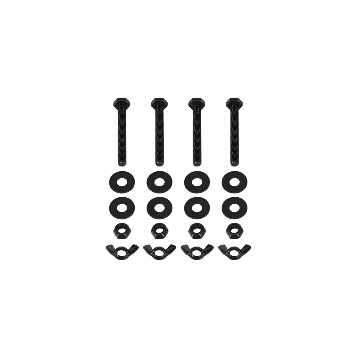 Quad Steel DecoTruss Bolt Pack Black - TRUS088
