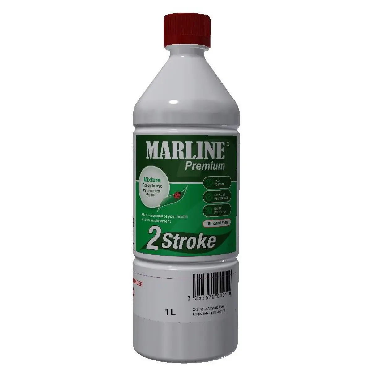 Marline 1 Litre 2 Stroke Premium Alkylate Ethanol Free Fuel MP2S1L - MP2S1L