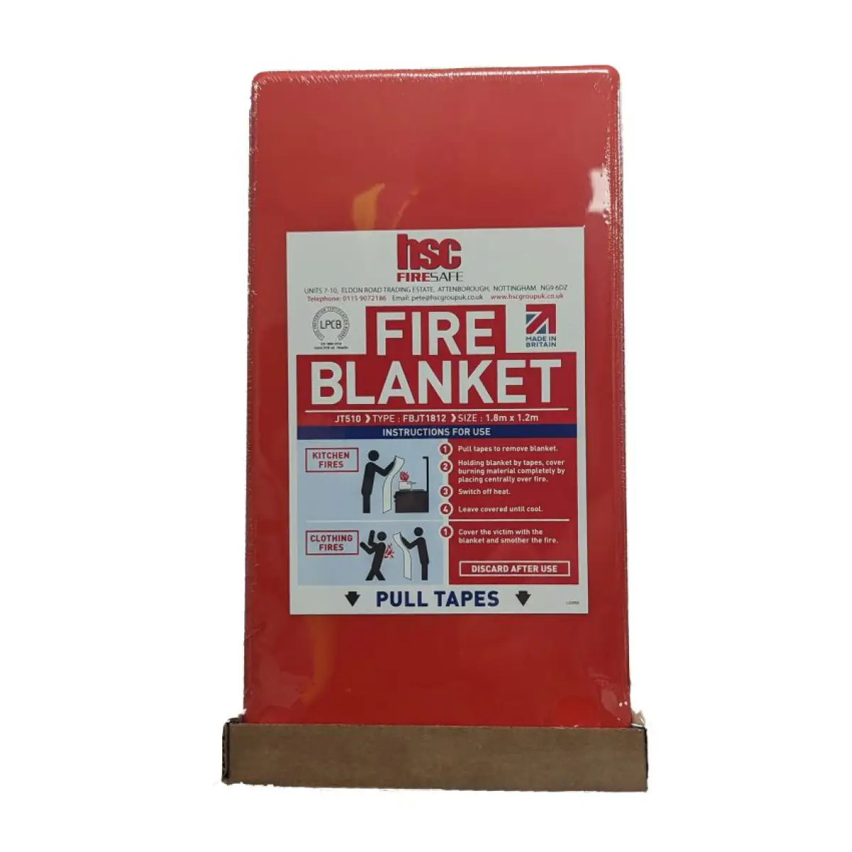 Fire Safety Wall Mounted Blanket 1.8 Metre 81/02344 - 81/02344