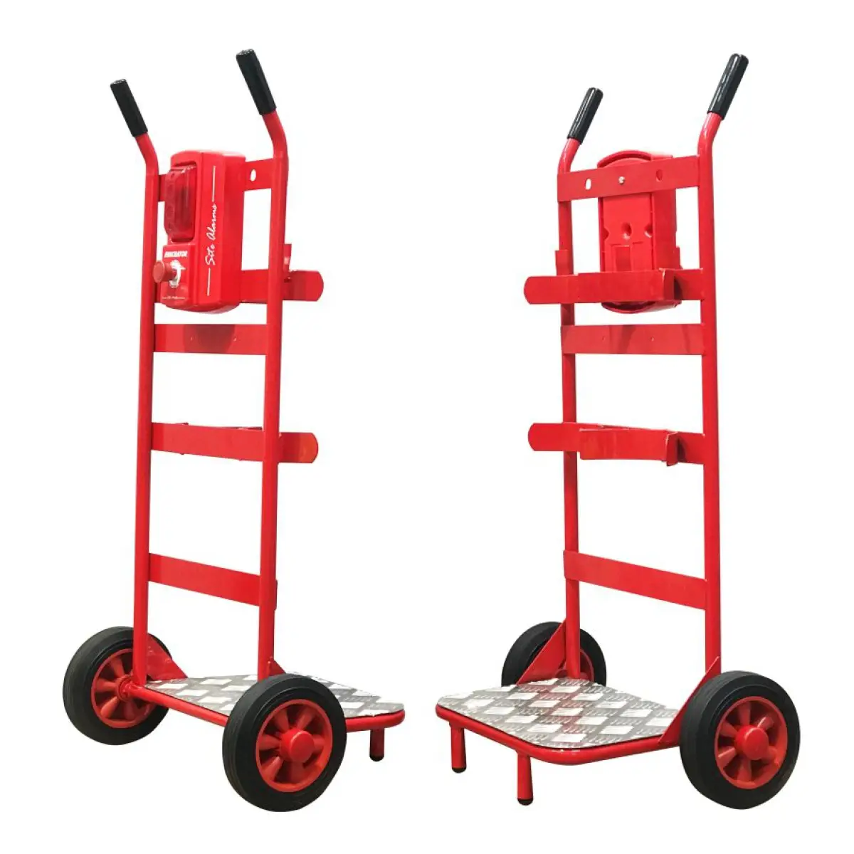 Fire Point Trolley Double Extinguisher With Push Button Alarm 81/03512 - 81/03512