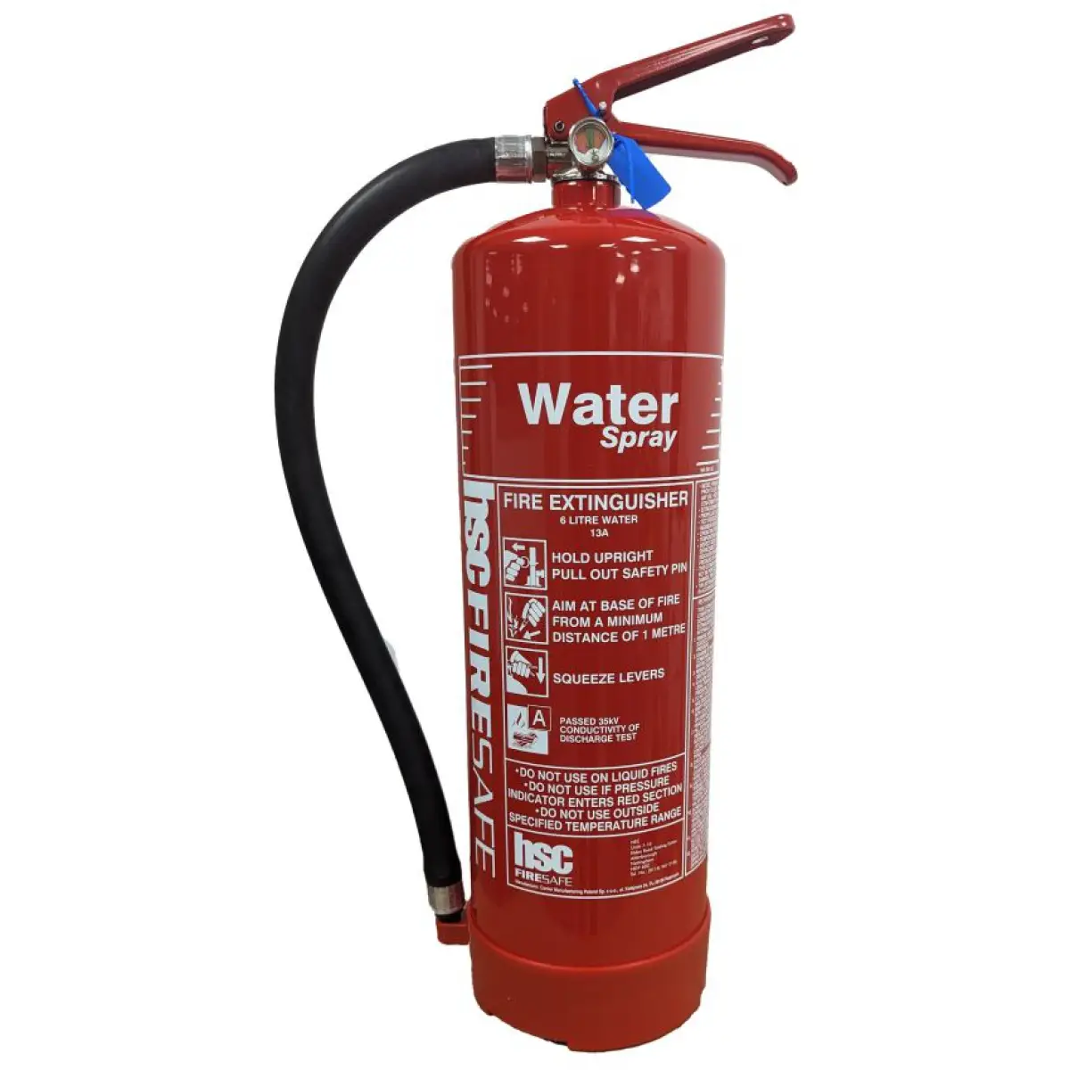 6 Litre Water Fire Extinguisher 9910/00 - 9910/00