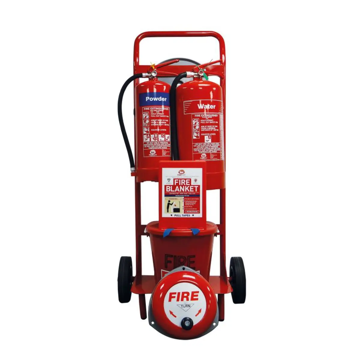Mobile Fire Point Trolley Dry Powder & Water Extinguishers FPT6 - FPT6